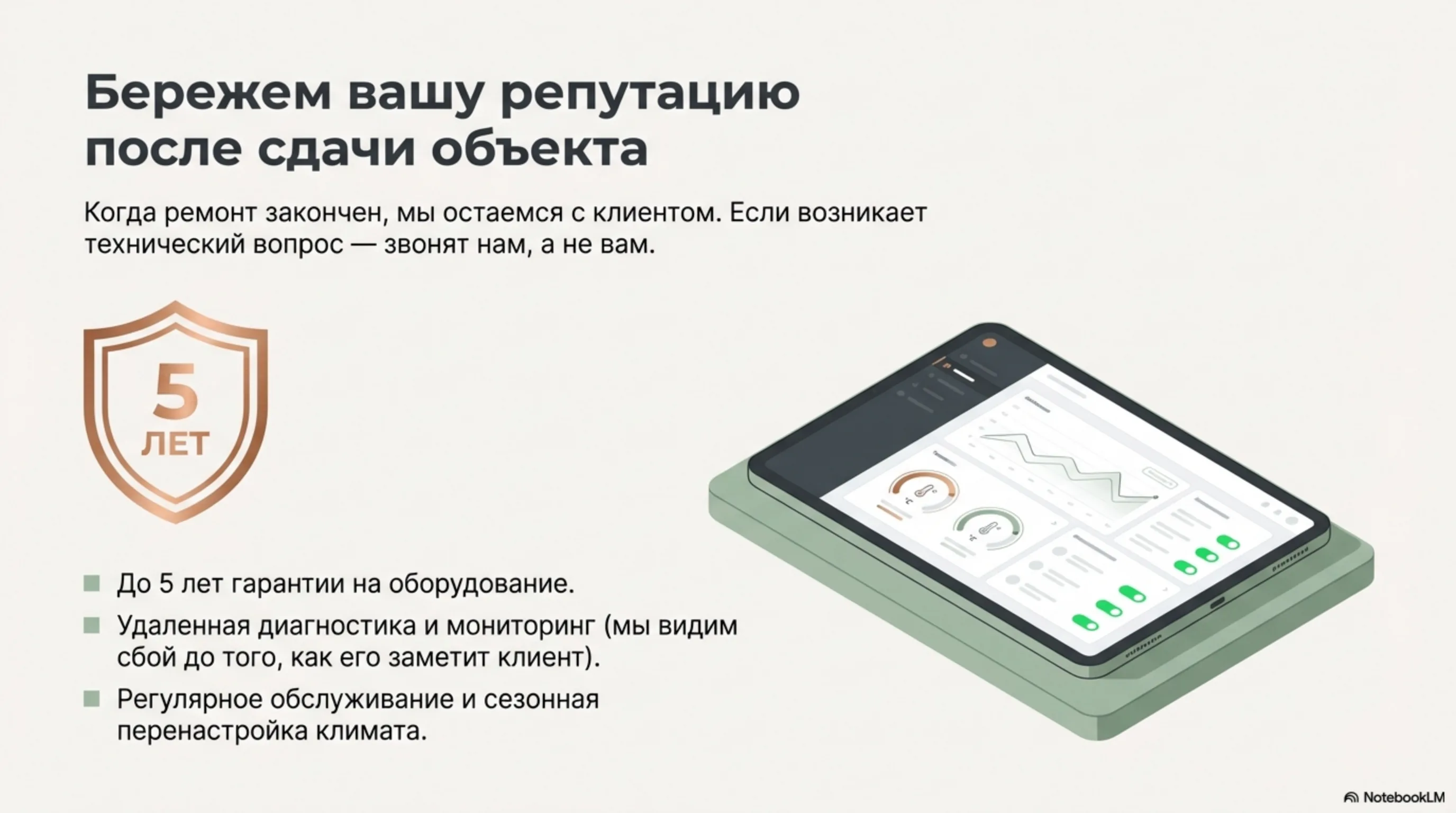 Гарантия и поддержка